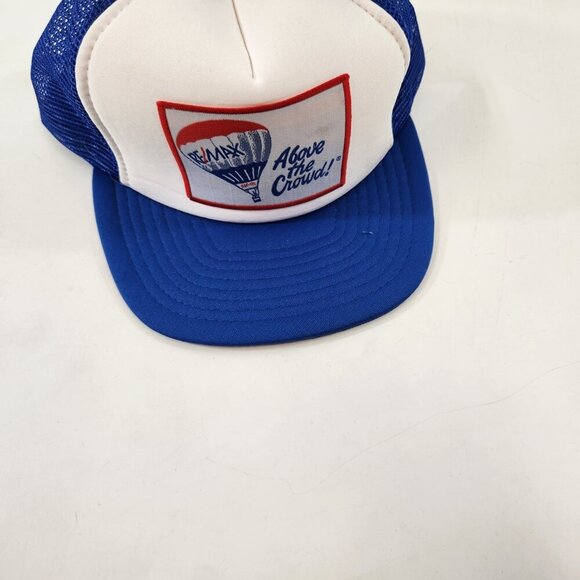 Re/Max Hot Air Balloon Trucker Hat Vtg Above the Crowd Adjustable M/L 1980s - Picture 3 of 8